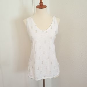 🌷3/15🌷 Old Navy pineapple tank top size M